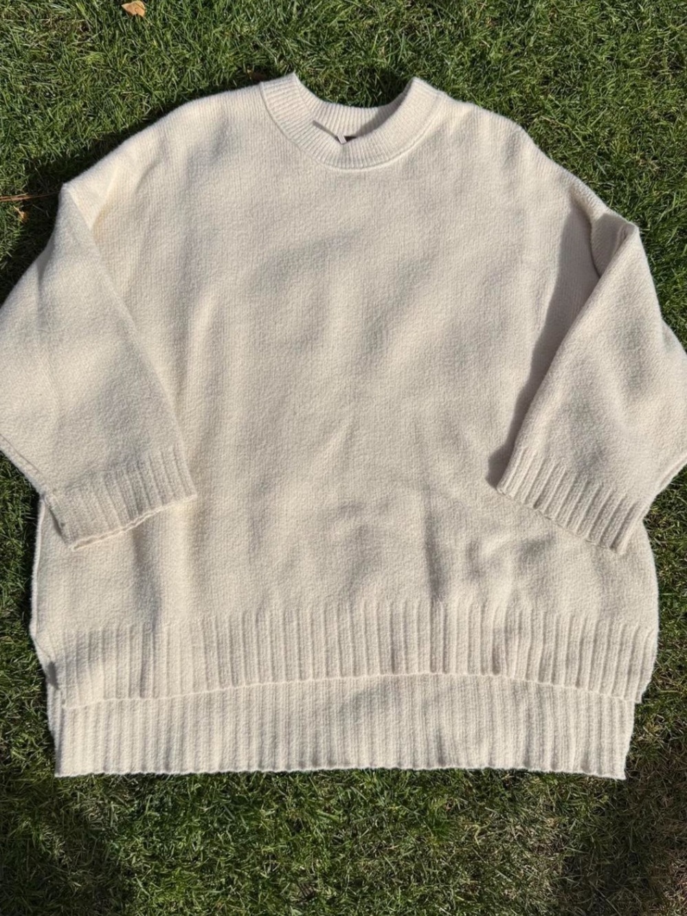 Free People Cream Sweater